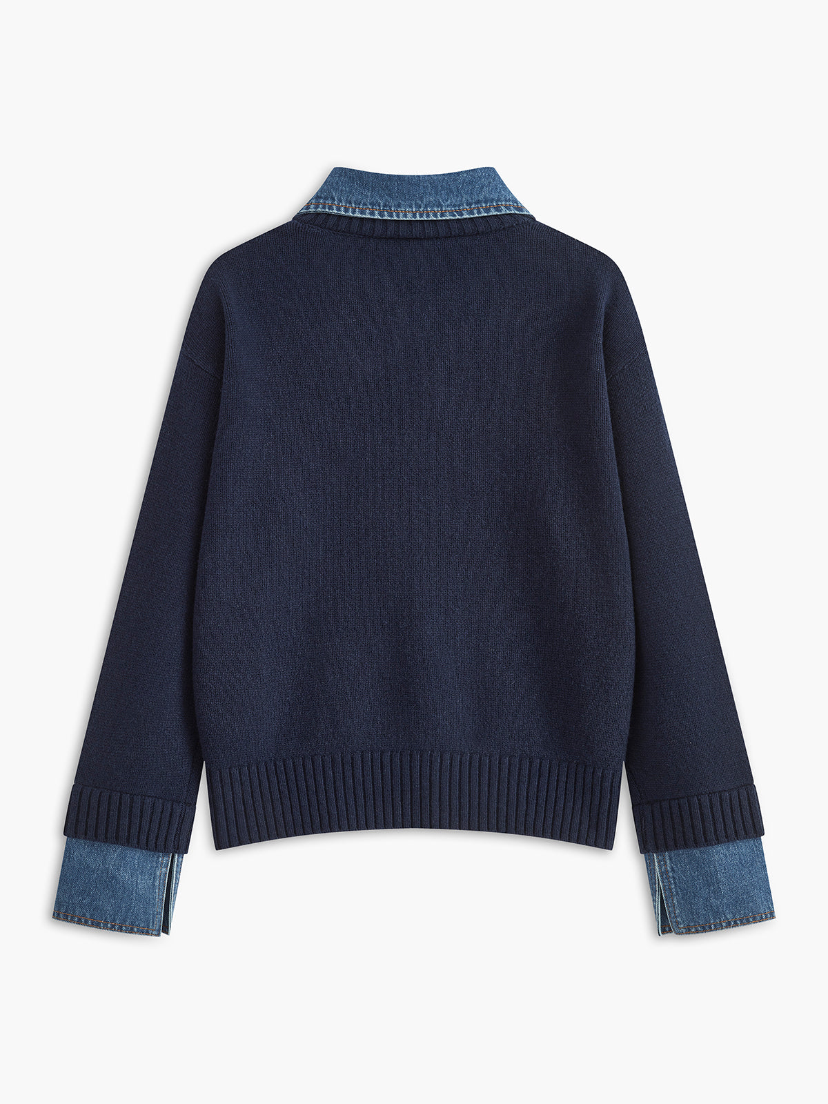 Damski Sweter z Kołnierzem i Guzikami | Stylowy Sweter Damski