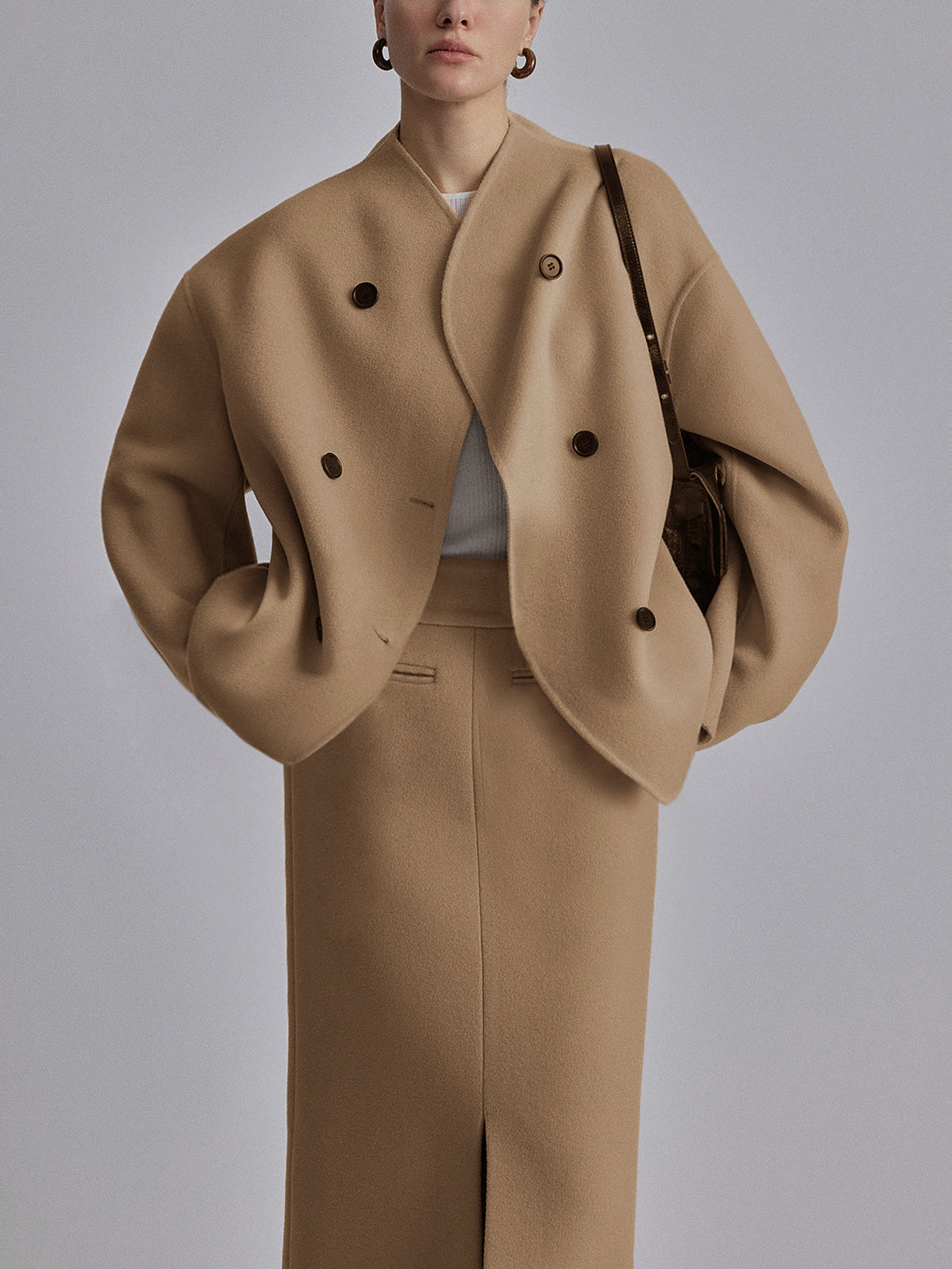 Damska Kurtka Oversize z Guzikami | Elegancka Kurtka Przejściowa Damska