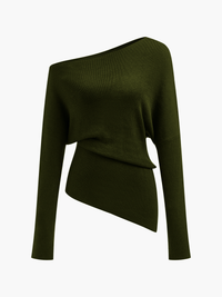 Asymetryczna Bluzka Damska z Jednym Ramieniem | Elegancka Bluzka