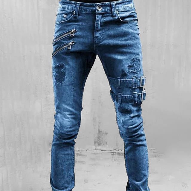 Jeansy Męskie w Stylu Casual | Modne Spodnie Męskie