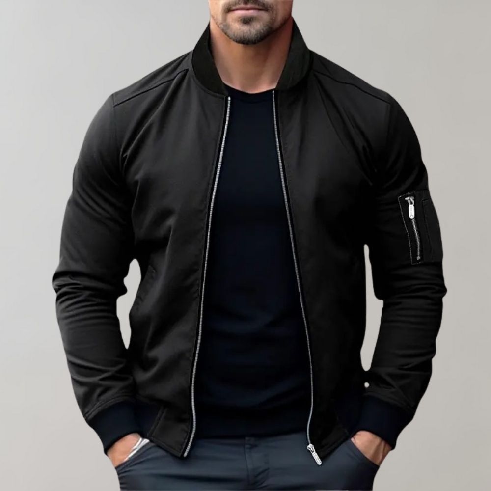 Kurtka Męska Bomber | Lekka Przejściowa | Nowoczesny Krój | Styl Casual i Smart