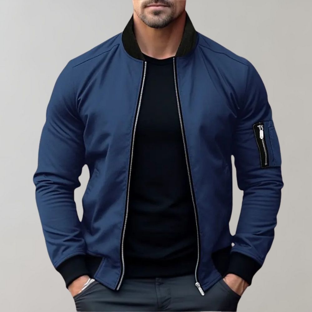 Kurtka Męska Bomber | Lekka Przejściowa | Nowoczesny Krój | Styl Casual i Smart