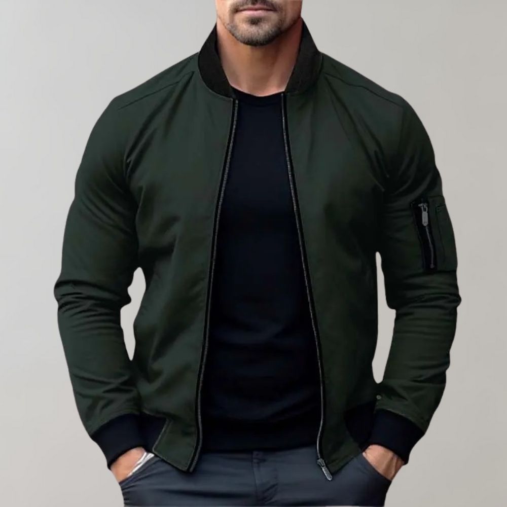 Kurtka Męska Bomber | Lekka Przejściowa | Nowoczesny Krój | Styl Casual i Smart