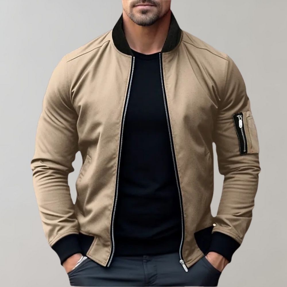 Kurtka Męska Bomber | Lekka Przejściowa | Nowoczesny Krój | Styl Casual i Smart