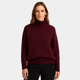 Damski Golf Dzianinowy o Klasycznym Kroju | Swetry Damskie