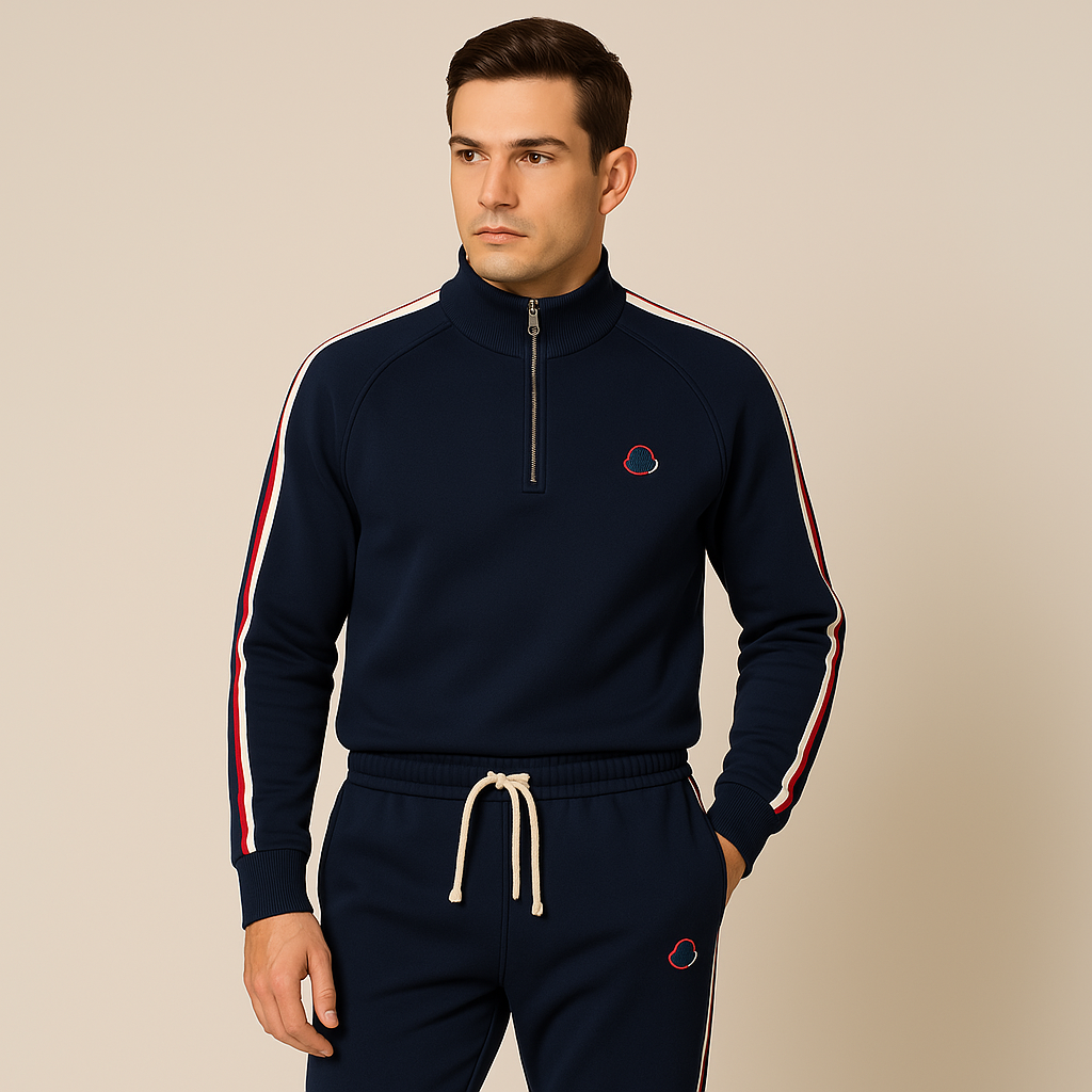 Dres Męski Loravelle | Bawełniany Komplet | Komfort i Styl na Co Dzień