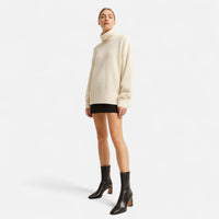 Botki Damskie na Słupku z Kwadratowym Noskiem | Eleganckie Buty Damskie na Jesień i Zimę