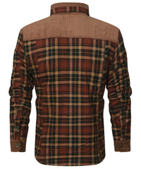 Męska Kurtka Przejściowa w Kratę na Wiosnę | Klasyczna Kurtka Męska