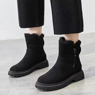 Damskie Buty Zimowe do Połowy Łydki w Eleganckim Stylu | Ciepłe Obuwie Damskie