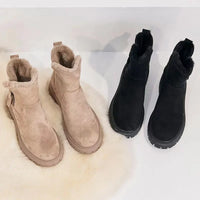 Damskie Buty Zimowe do Połowy Łydki w Eleganckim Stylu | Ciepłe Obuwie Damskie