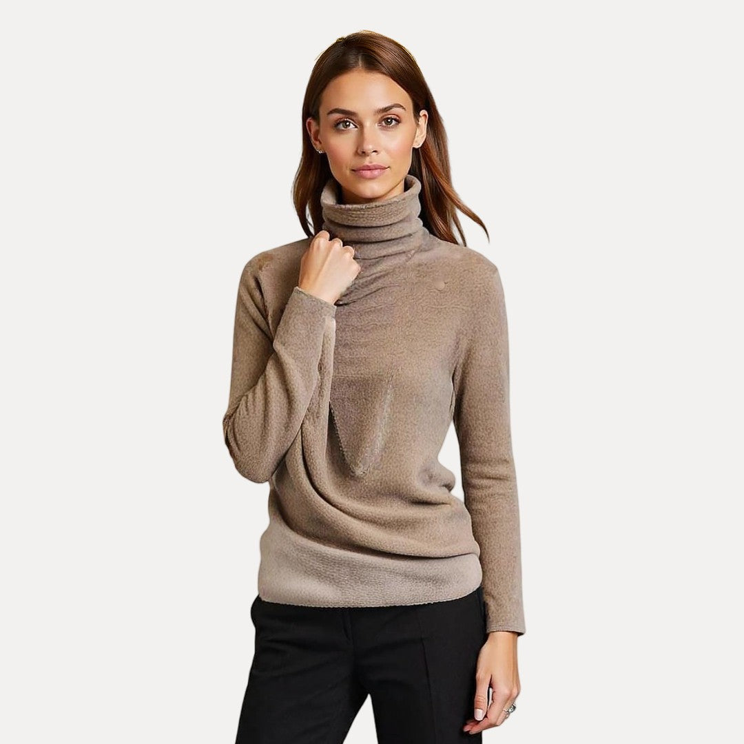 Golf Sweter z Żywego Koloru | Luźny Krój | Styl Zimowy