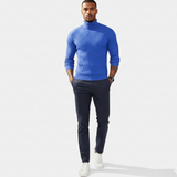 Męski Golf o Dopasowanym Kroju na Jesieni | Sweter Męski duży