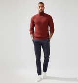 Męski Golf o Dopasowanym Kroju na Jesieni | Sweter Męski duży