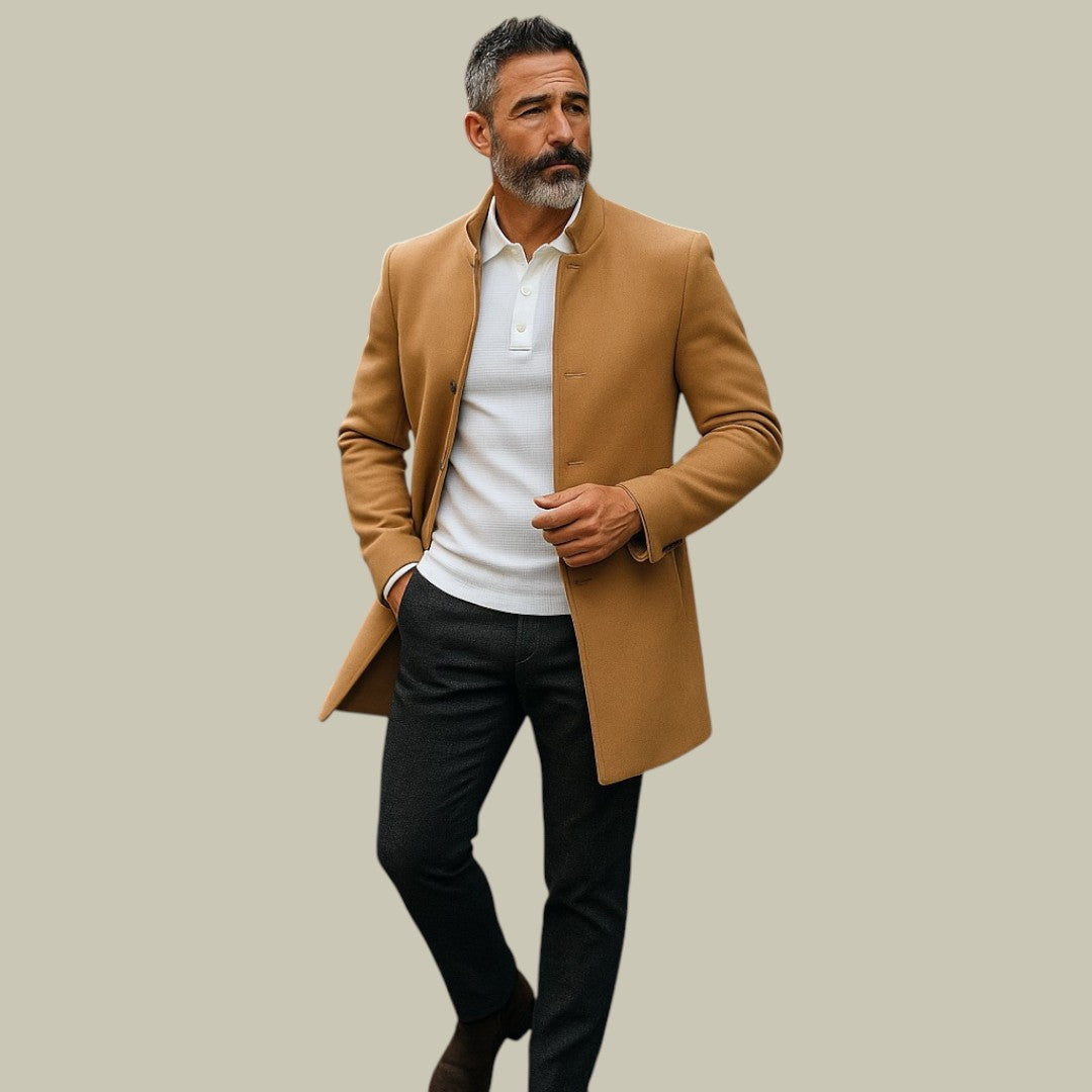 Kurtka Zimowa Męska w Klasycznym Stylu | Elegancka i Ciepła Kurtka Męska