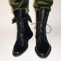 Botki Damskie Eleganckie na Obcasie | Klasyczne Czarne Buty Damskie