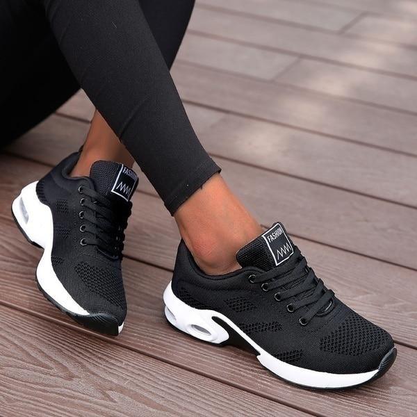 Sneakersy Damskie na Co Dzień | Wygodne Buty Ortopedyczne | Slip-On | Amortyzująca Podeszwa | Oddychające Obuwie