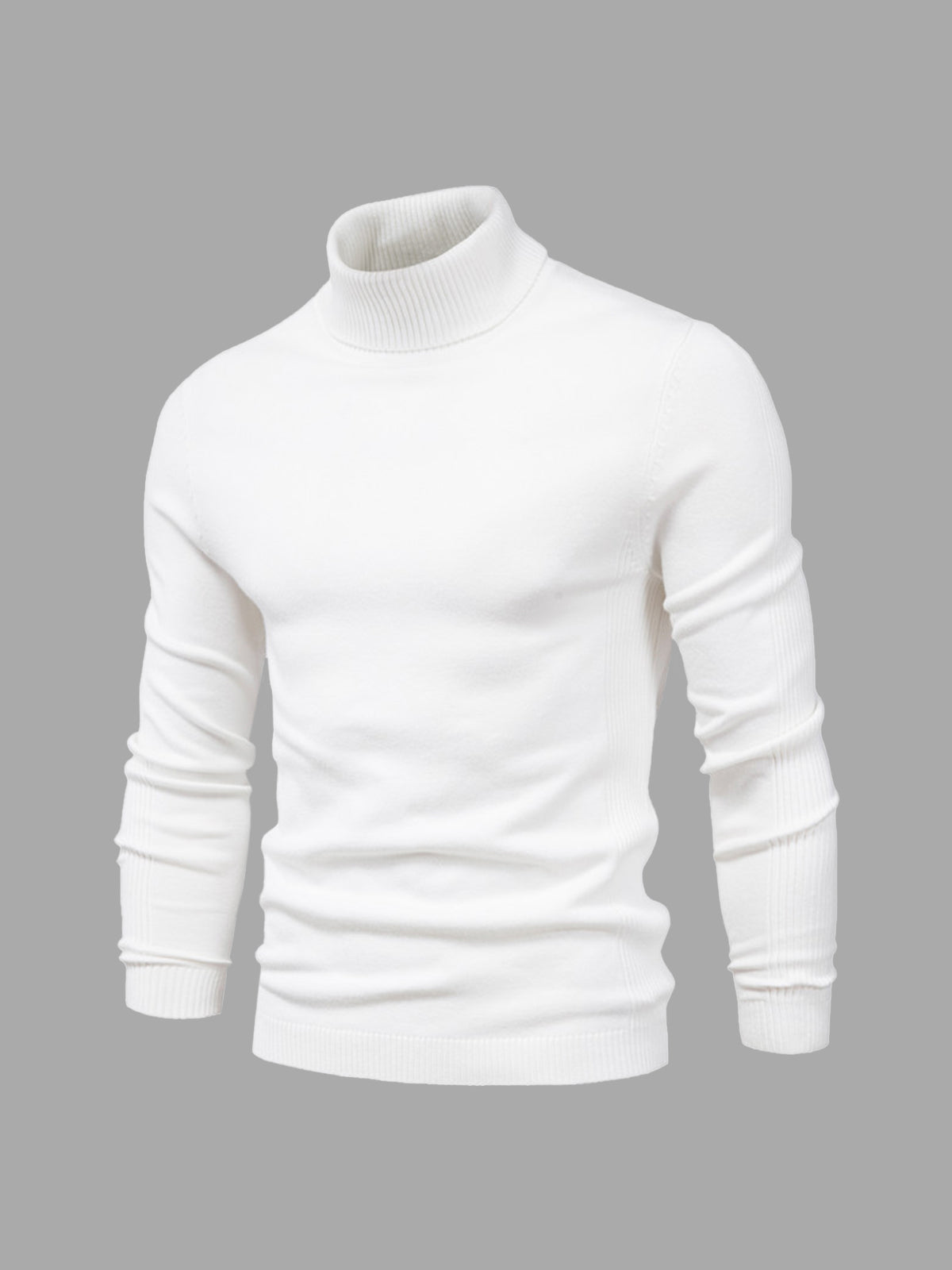 Golf Męski z Długim Rękawem w Klasycznym Stylu | Elegancki Sweter Męski