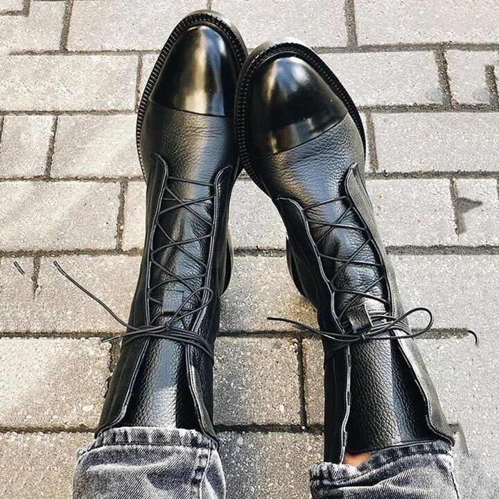 Botki Damskie Eleganckie na Obcasie | Klasyczne Czarne Buty Damskie