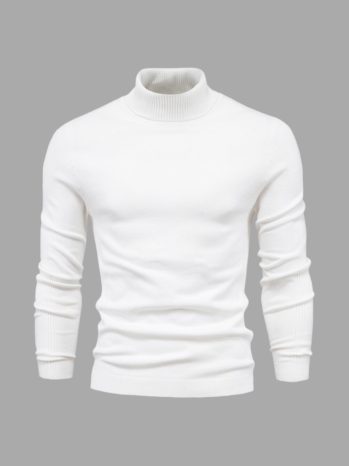 Golf Męski z Długim Rękawem w Klasycznym Stylu | Elegancki Sweter Męski
