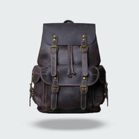 Męski Plecak Skórzany w Stylu Vintage | Elegancki Plecak na Pracę i Podróże