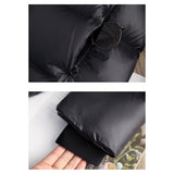 Kurtka Damska Zimowa Długa w Stylu Puchowym | Ciepła Kurtka Przeciwdeszczowa