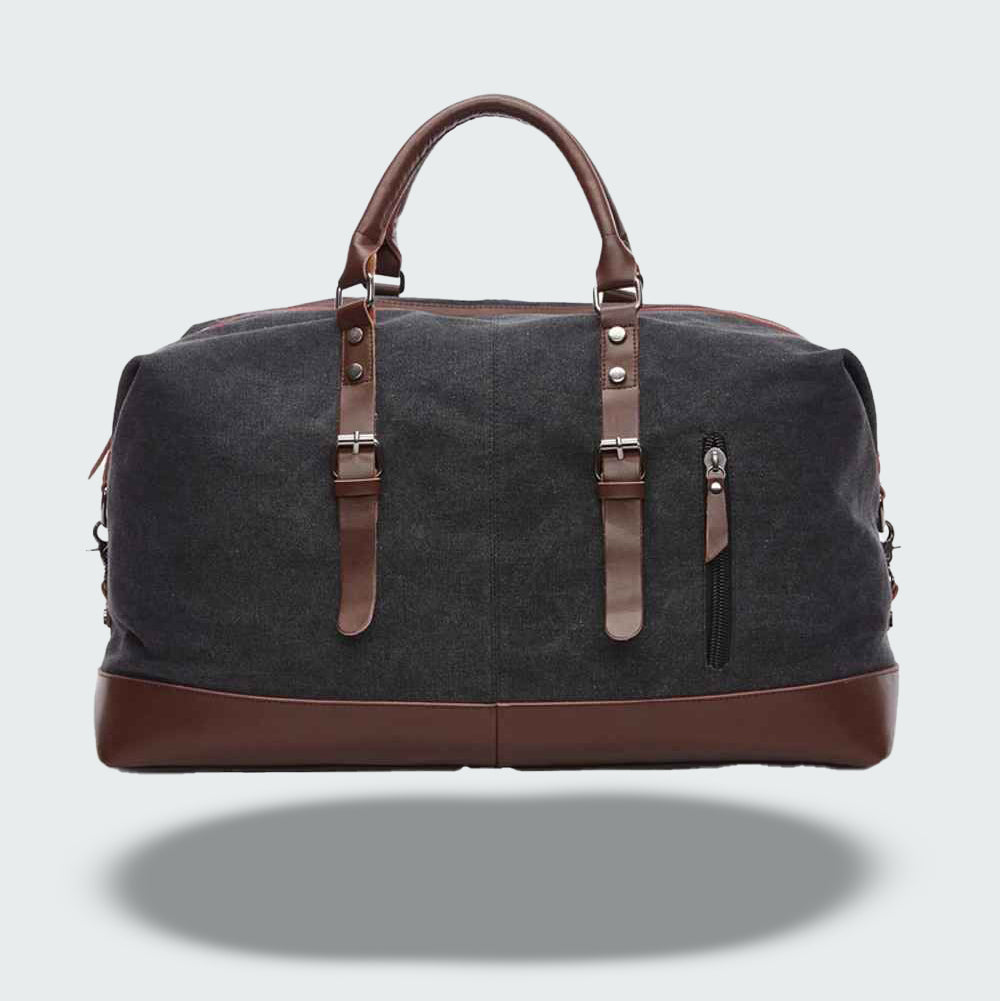 Torba Podróżna w Stylu Vintage z Woskowanego Płótna | Klasyczna Weekendowa Torba