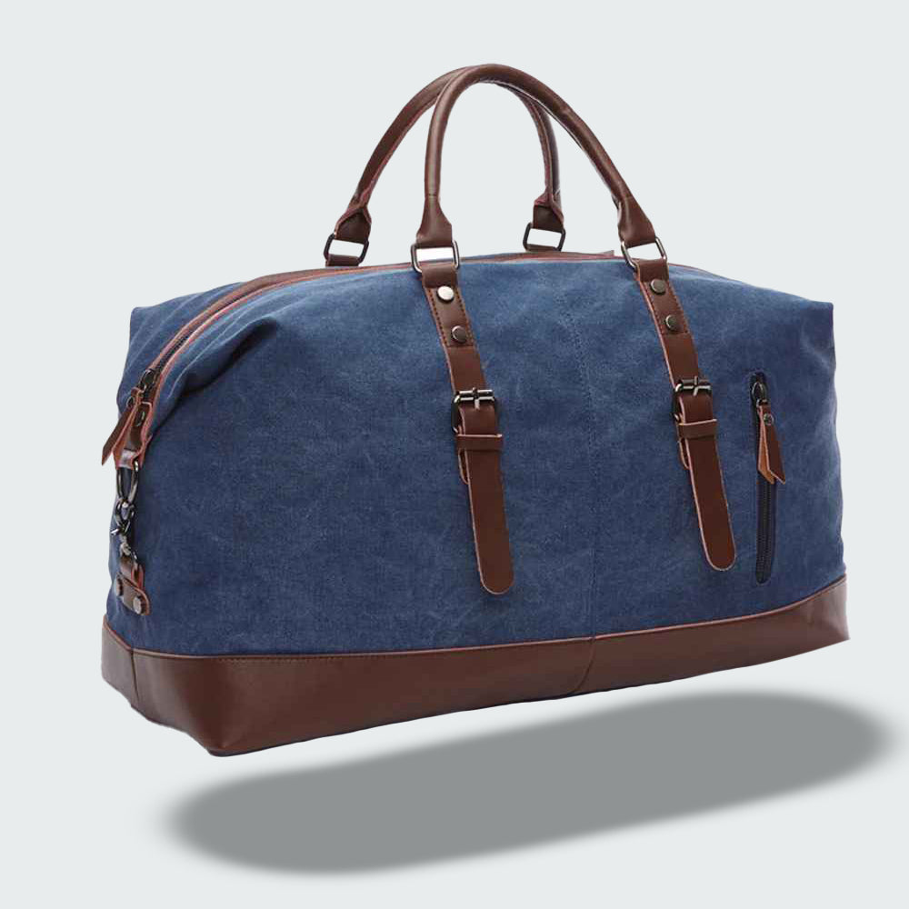 Torba Podróżna w Stylu Vintage z Woskowanego Płótna | Klasyczna Weekendowa Torba