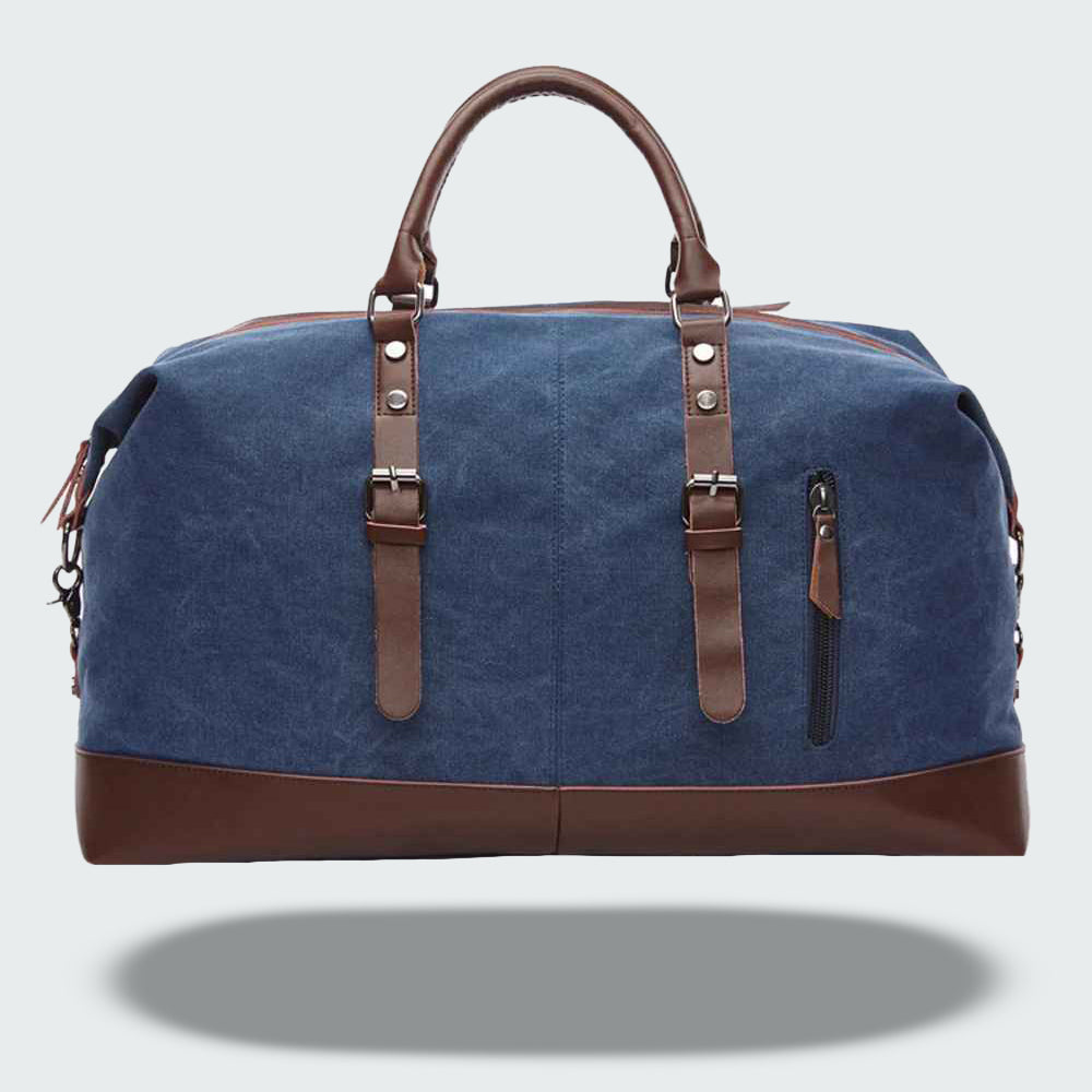 Torba Podróżna w Stylu Vintage z Woskowanego Płótna | Klasyczna Weekendowa Torba