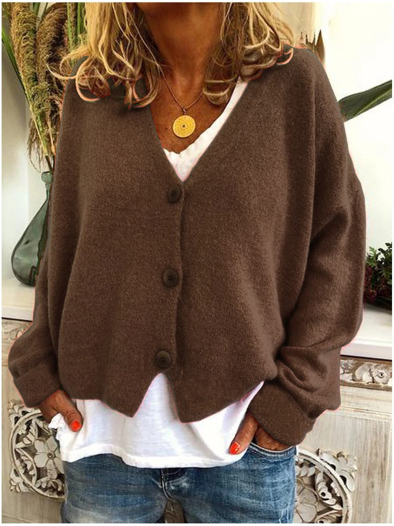 Sweter Kardigan Damski | Luźny Krój | Styl Casual | Całoroczna Warstwa