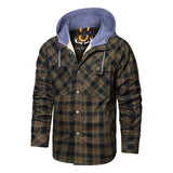 Kurtka Męska z Kapturem w Stylu Lumberjack | Ciepła Kurtka Zimowa i Przejściowa