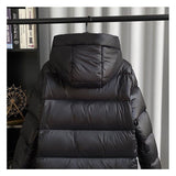 Kurtka Damska Zimowa Długa w Stylu Puchowym | Ciepła Kurtka Przeciwdeszczowa