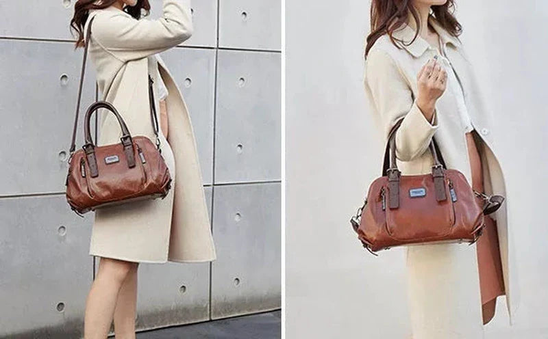 Torebka Damska Kuferkowa w Eleganckim Stylu | Średnia Torebka na Ramię