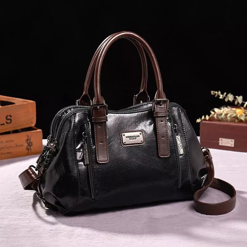 Torebka Damska Kuferkowa w Eleganckim Stylu | Średnia Torebka na Ramię