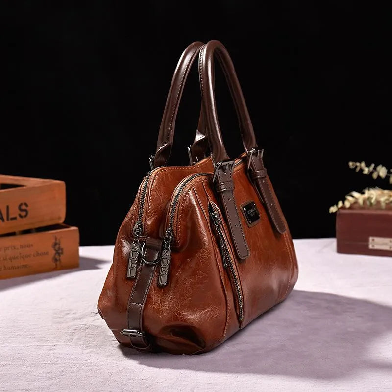 Torebka Damska Kuferkowa w Eleganckim Stylu | Średnia Torebka na Ramię