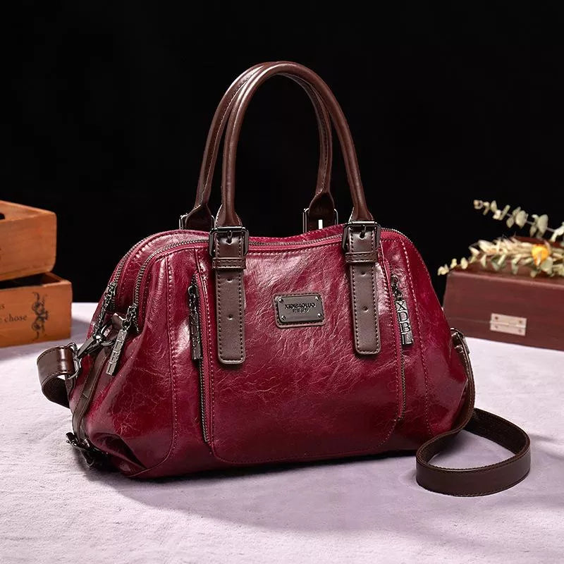 Torebka Damska Kuferkowa w Eleganckim Stylu | Średnia Torebka na Ramię