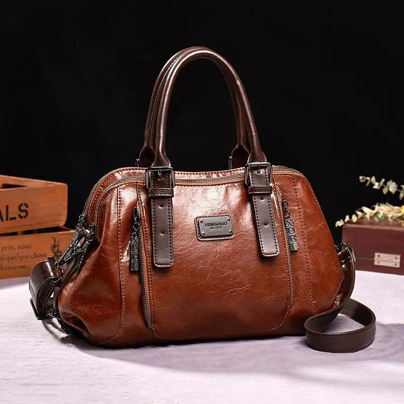 Torebka Damska Kuferkowa w Eleganckim Stylu | Średnia Torebka na Ramię