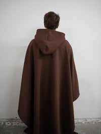Unisex Ponczo z Kapturem w Stylu Oversize | Ciepła Bluza Przejściowa