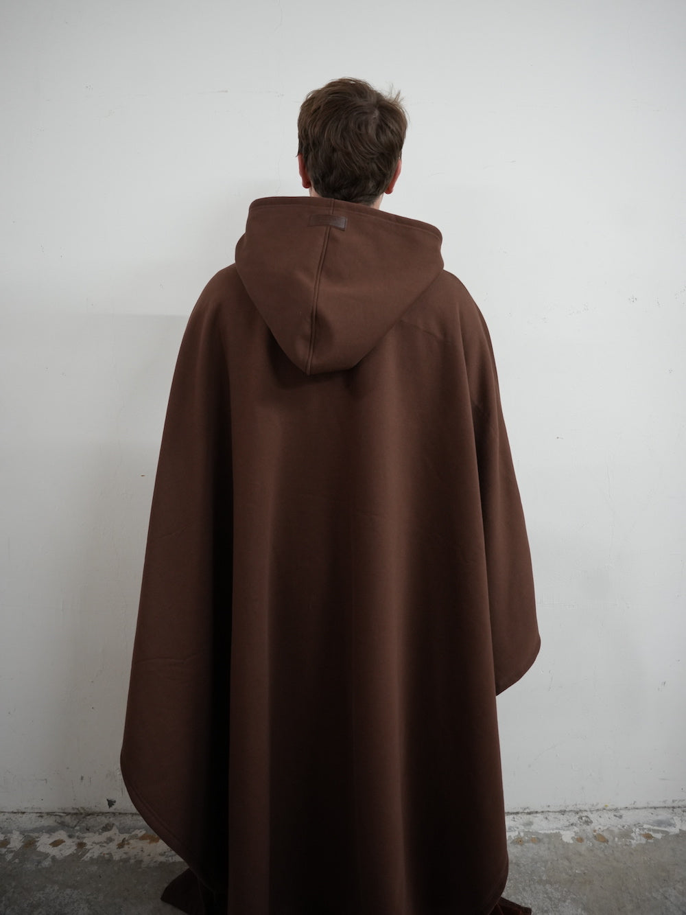 Unisex Ponczo z Kapturem w Stylu Oversize | Ciepła Bluza Przejściowa