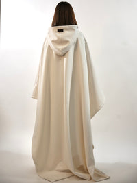 Unisex Ponczo z Kapturem w Stylu Oversize | Ciepła Bluza Przejściowa
