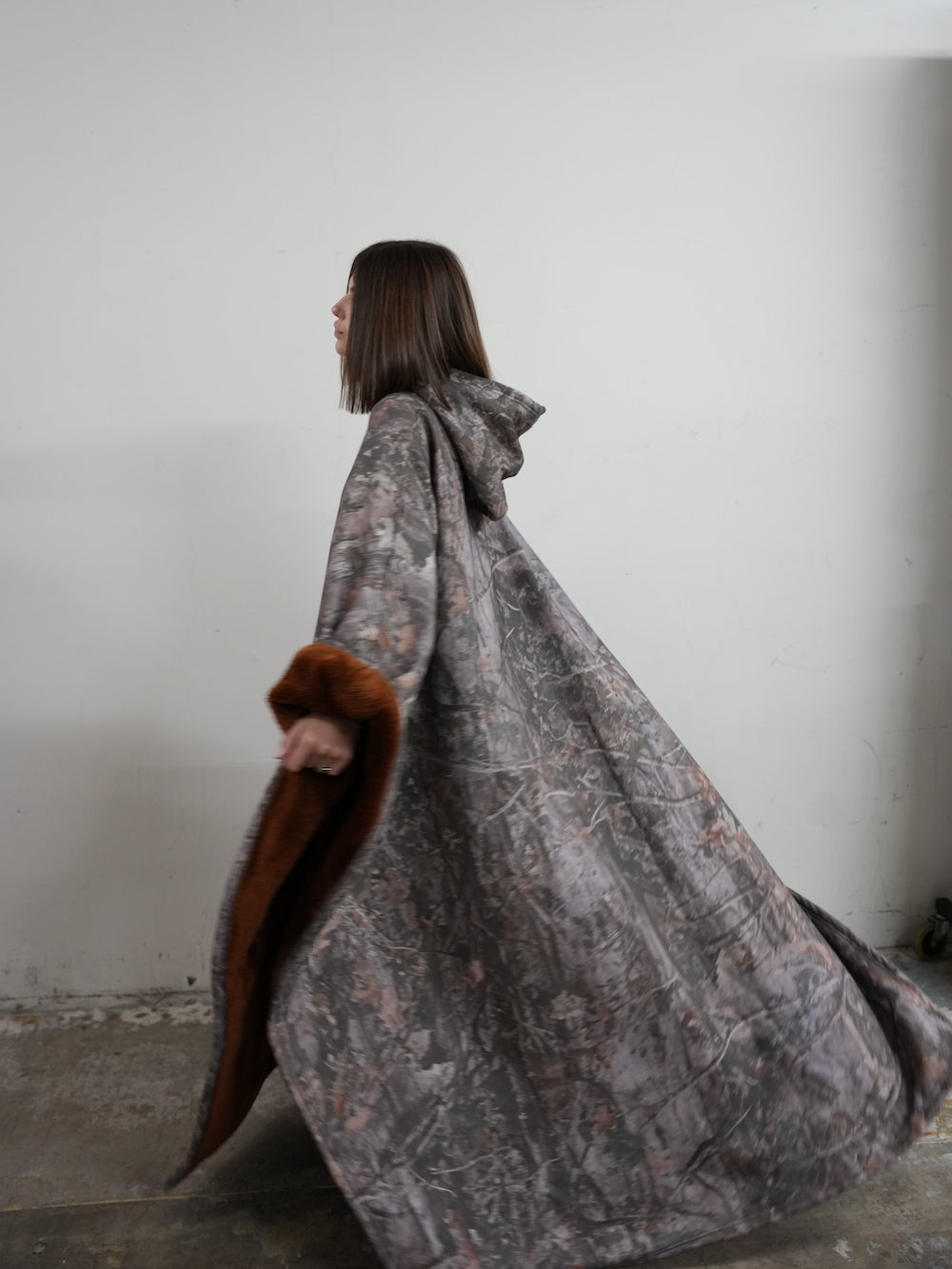 Unisex Ponczo z Kapturem w Stylu Oversize | Ciepła Bluza Przejściowa