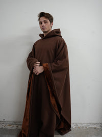 Unisex Ponczo z Kapturem w Stylu Oversize | Ciepła Bluza Przejściowa