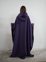 Unisex Ponczo z Kapturem w Stylu Oversize | Ciepła Bluza Przejściowa