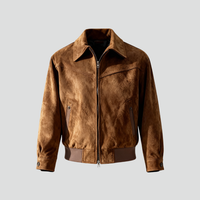 Męska Kurtka Vintage z Zamkiem | Klasyczna Kurtka Przejściowa na Co Dzień