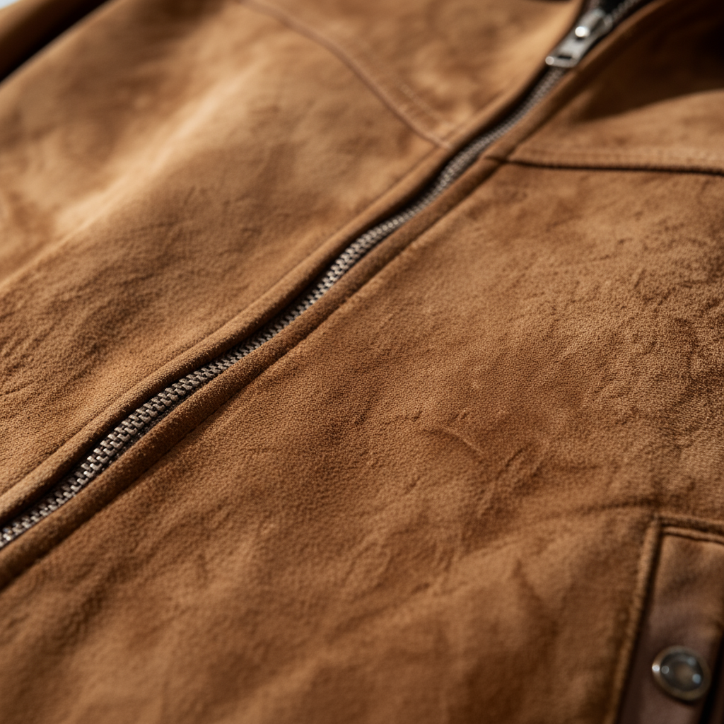 Męska Kurtka Vintage z Zamkiem | Klasyczna Kurtka Przejściowa na Co Dzień