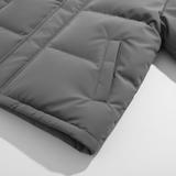 Kurtka Puchowa Męska Klasyczna z Kapturem | Męska Kurtka Zimowa na Chłodne Dni