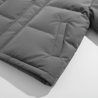 Kurtka Puchowa Męska Klasyczna z Kapturem | Męska Kurtka Zimowa na Chłodne Dni