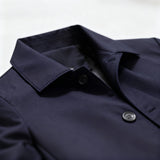 Męski Płaszcz w Nowoczesnym Stylu | Elegancka Męska Kurtka Przejściowa o Czystej Linii