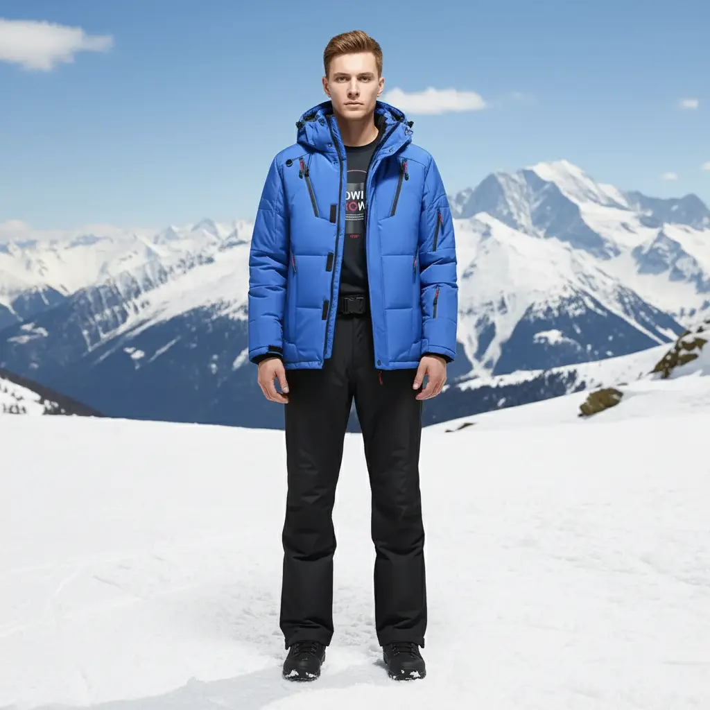 Unisex Kurtka Narciarska Wodoodporna Termiczna | Zimowa Kurtka Sportowa na Stok