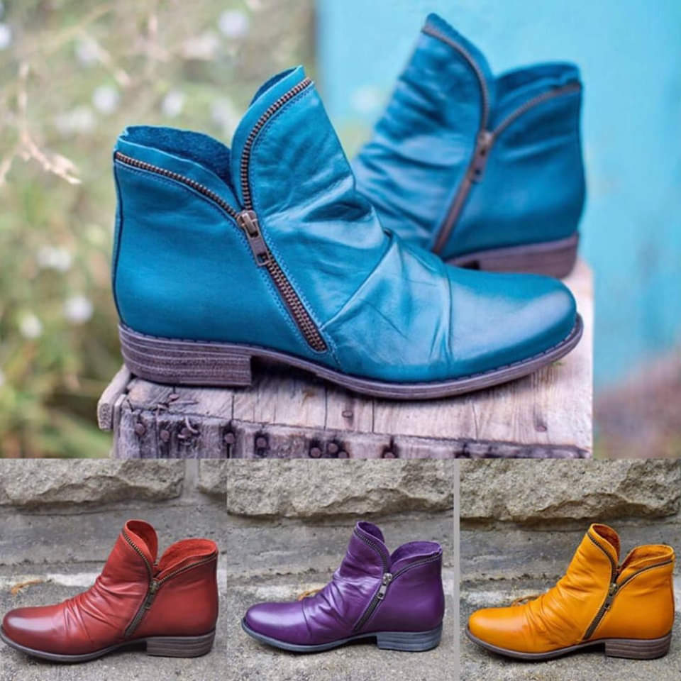 Botki Damskie Jesienno-Zimowe w Modnym Stylu | Ciepłe Buty Damskie na Zimę