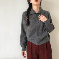 Kardigan Damski w Klasycznym Stylu Dzianinowym | Sweter Damski Rozpinany Casual
